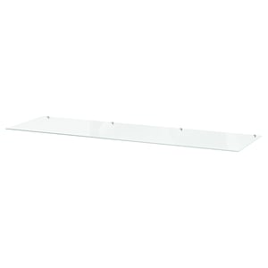 GULLABERG Tablero de vidrio, transparente, 167x48 cm