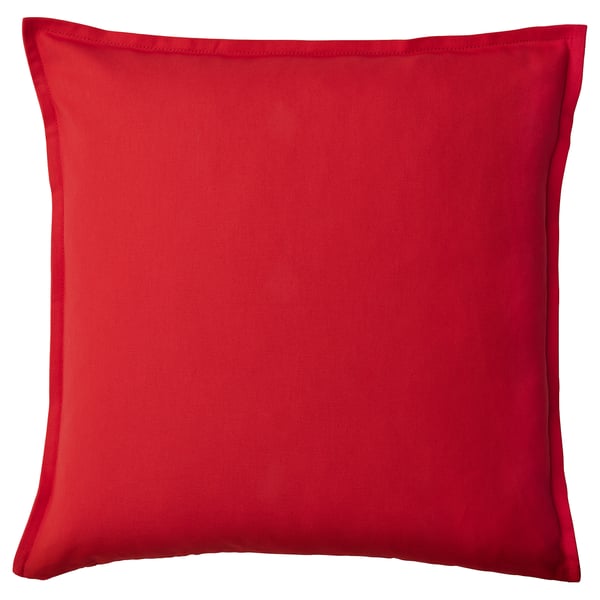 GURLI Funda de cojín, rojo, 50x50 cm