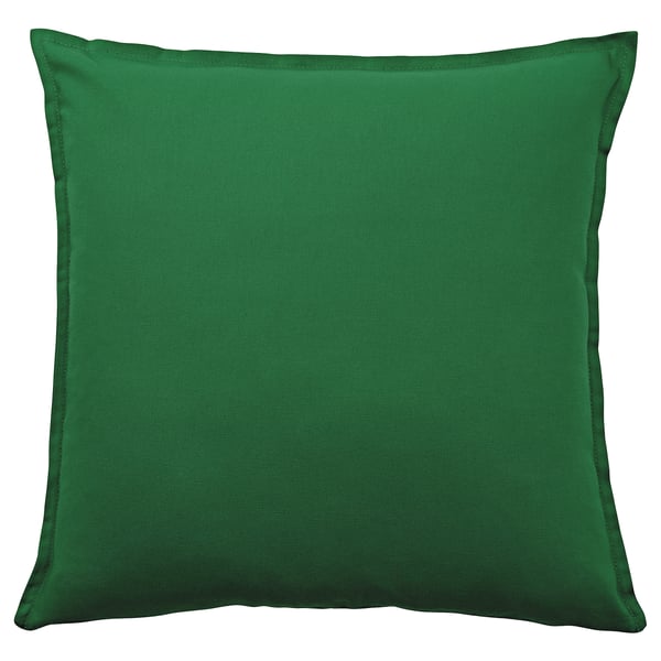 GURLI Funda de cojín, verde, 50x50 cm