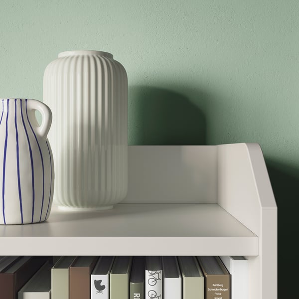 HAUGA Gabinete alto con 2 puertas, blanco, 70x199 cm