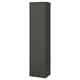 HAVBÄCK Gab alt puerta, gris oscuro, 46x38x196 cm