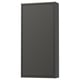 HAVBÄCK Gabinete de pared con puerta, gris oscuro, 46x15x94 cm