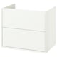 HAVBÄCK Mueble lavabo con cajones, blanco, 76x53x64 cm