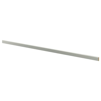 HAVSTORP Moldura redondeada, gris claro, 221 cm