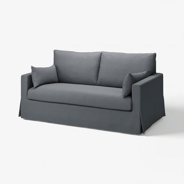HYLTARP Sofá de 2 asientos, Gransel gris