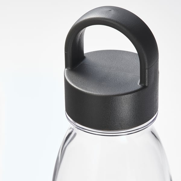 IKEA 365+ Botella de agua, gris oscuro, 0.5 l