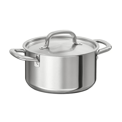 IKEA 365+ Olla con tapa, ac inox, 3.0 l