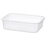 IKEA 365+ Recipiente, rectangular/plástico, 1.0 l