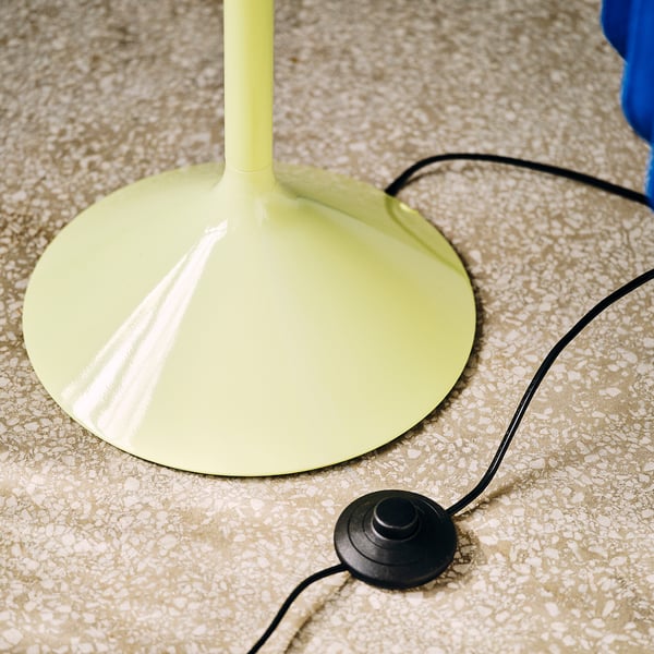 IKEA PS 2026 Lámpara de piso, amarillo, 182 cm