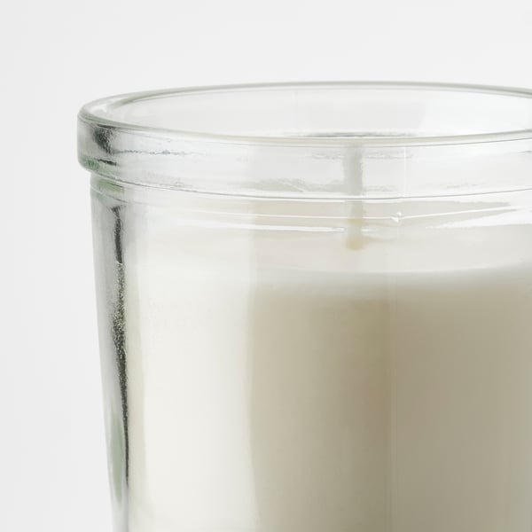 JÄMLIK Vela aromática en vaso, vainilla/beige claro, 20 hr