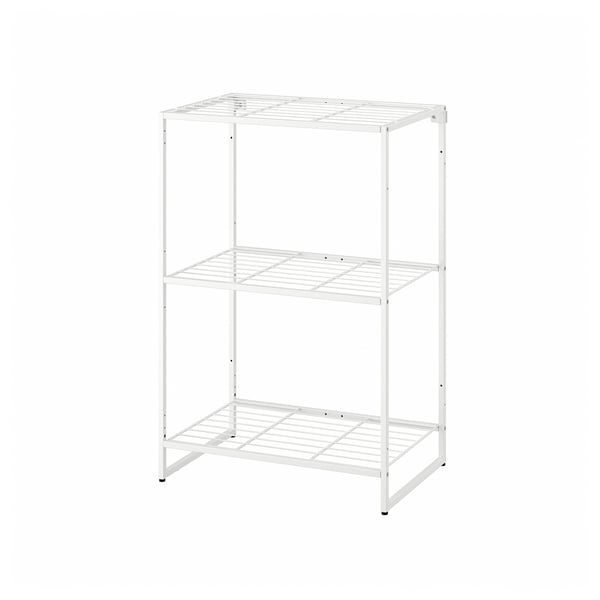 JOSTEIN Estante, int/ext/alambre blanco, 61x40x90 cm