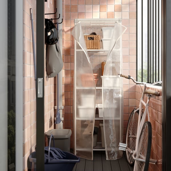 JOSTEIN Funda, transparente/int/ext, 61x41x180 cm