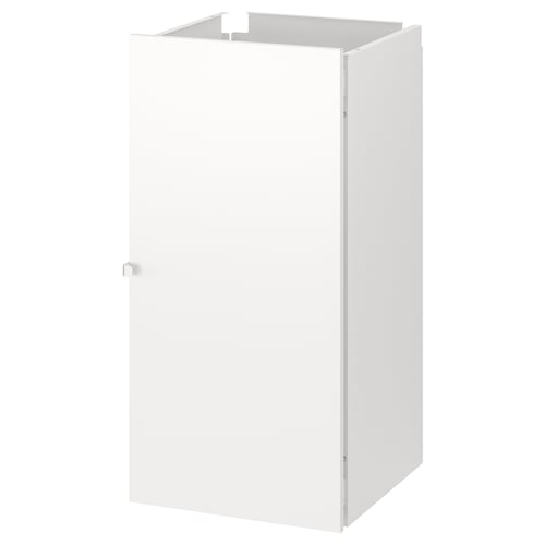 JOSTEIN Puerta/paneles laterales/post, int/ext blanco, 40x42x82 cm