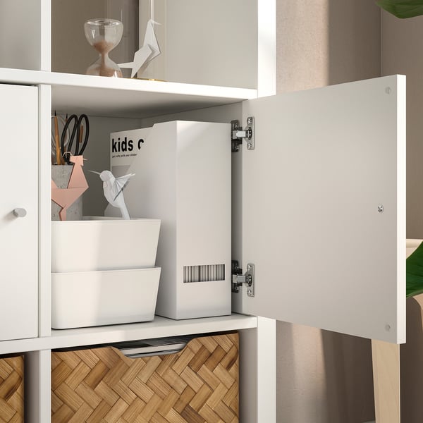 KALLAX Estante con 6 separaciones, blanco, 112x147 cm