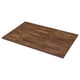 KARLBY Barra para isla de cocina, nogal/chapa, 188x106.7x3.8 cm