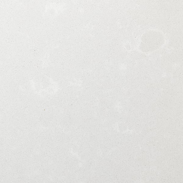 KASKER Barra a medida, blanco mate/efecto mármol cuarzo, 1 m²x2.0 cm