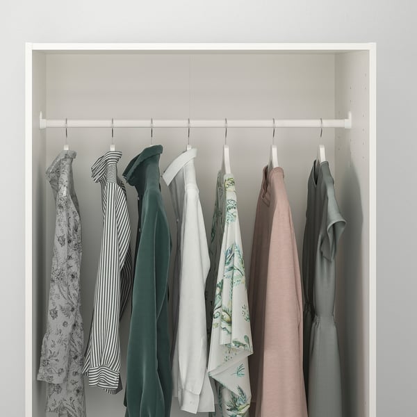 KLEPPSTAD Clóset c/2 puertas, blanco, 79x55x176 cm