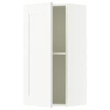 KNOXHULT Gabinete de pared con puerta, blanco Estructura, 38.1x30.5x76.2 cm
