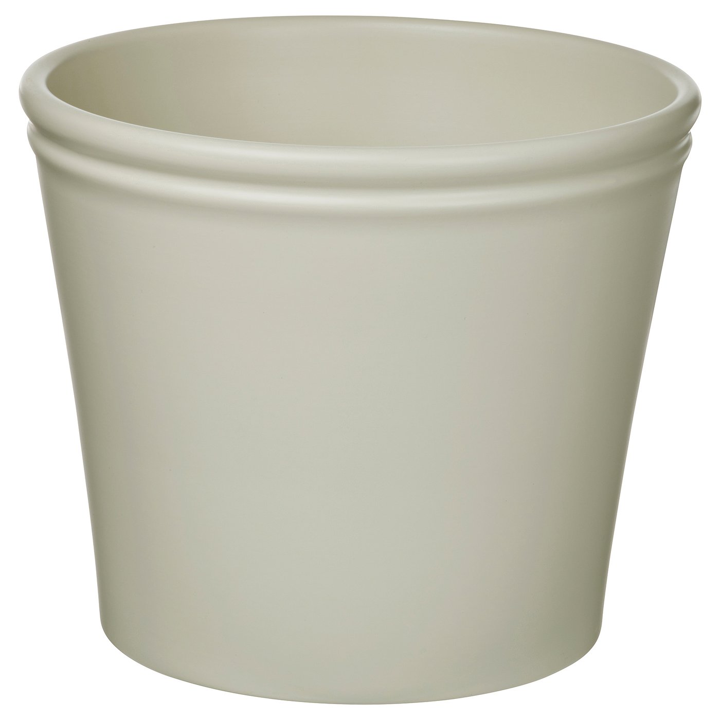 KÖRSBÄRSBJÖRK Maceta, gris claro/beige, 24 cm