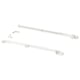 KOMPLEMENT Riel extraíble para canasta, blanco, 58 cm