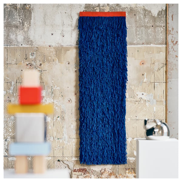 KONSTRUNDA Textil colgante, azul, 50x160 cm