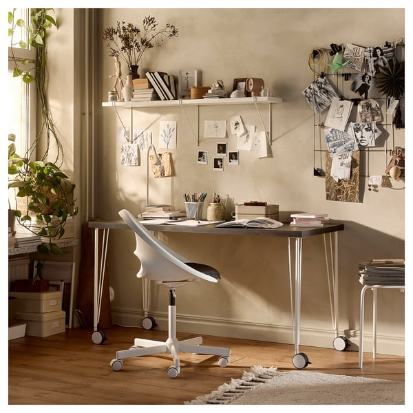 KRILLE Pata con rueda, blanco, 70 cm