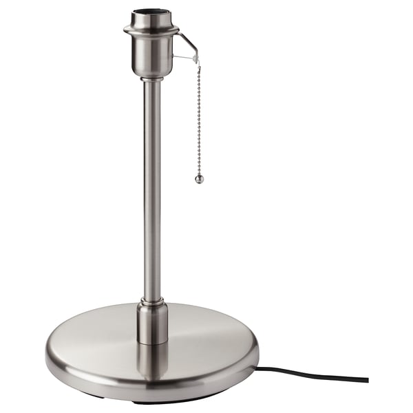 KRYSSMAST Pie de lámpara de mesa, niquelado
