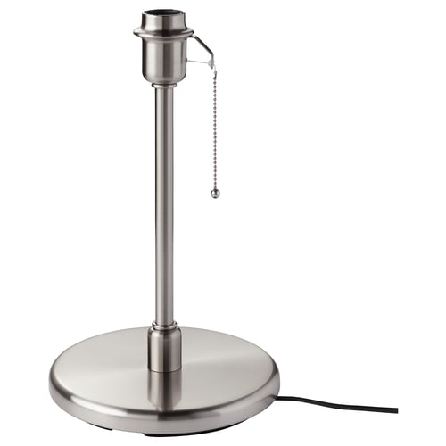KRYSSMAST Pie de lámpara de mesa, niquelado
