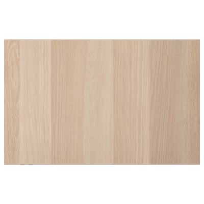 LAPPVIKEN Puerta/Frente de cajón, efecto roble tinte blanco, 60x38 cm
