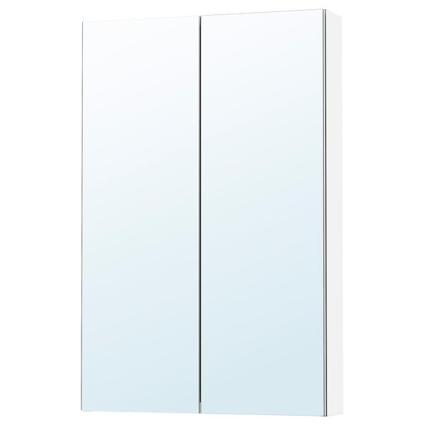 LETTAN Gabinete de espejo con puertas, efecto espejo/espejo, 61x15x94 cm