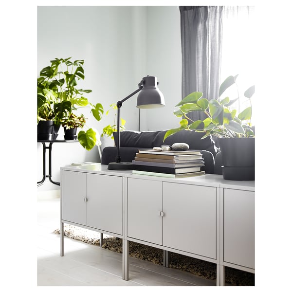 LIXHULT Cómoda, gris, 120x35x57 cm