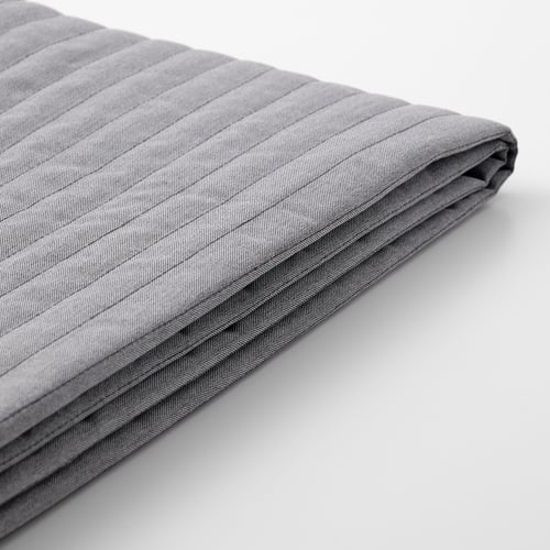 LYCKSELE Funda para sofá cama de 2 asientos, Knisa gris claro