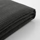 LYCKSELE Funda para sofá cama de 2 asientos, Vansbro gris oscuro