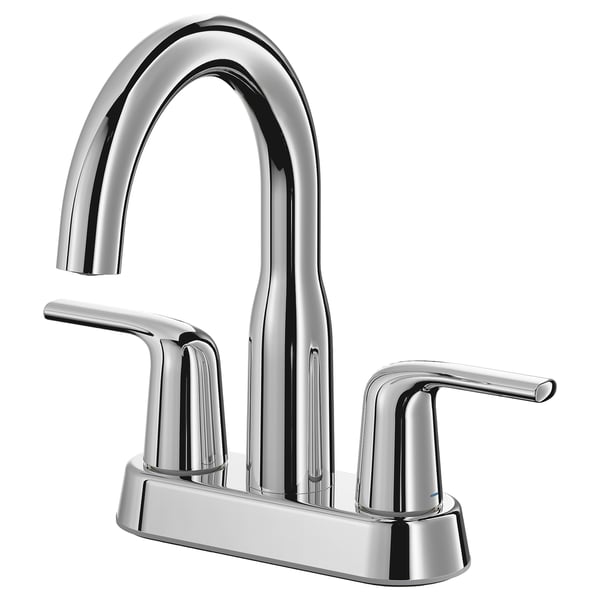MACKSJÖN Grifo de lavabo, montaje centrado, cromado, 10 cm
