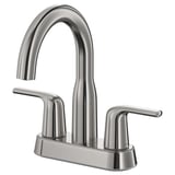 MACKSJÖN Grifo de lavabo, montaje centrado, Níquel cepillado, 10 cm
