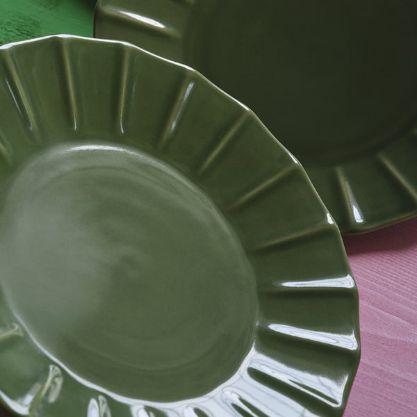 MÄVINN Plato, verde, 24 cm