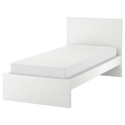MALM Base de cama con colchón