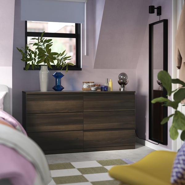 MALM / STORKLINTA Muebles para recámara, 3 piezas