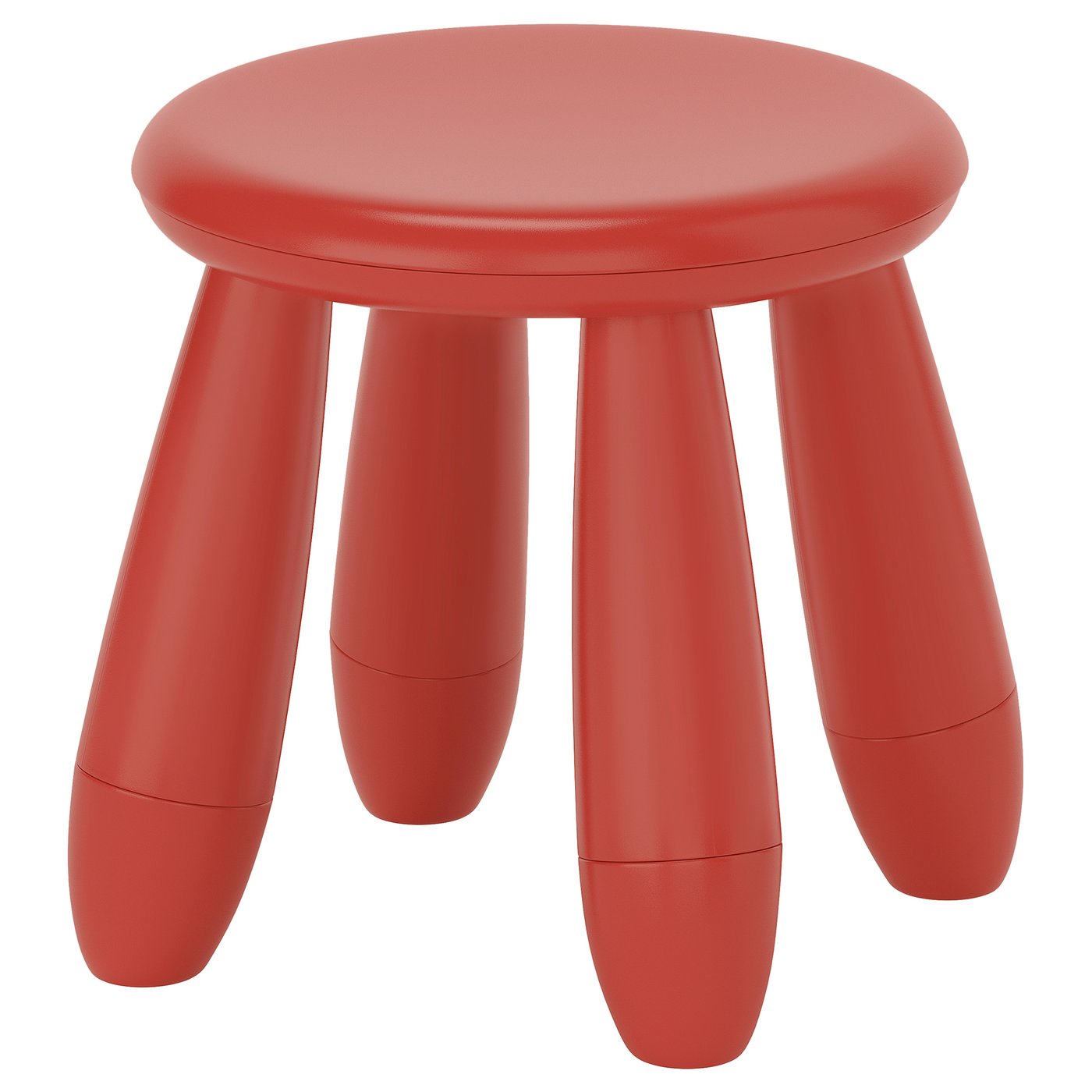 MAMMUT Taburete niños, int/ext/rojo
