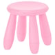 MAMMUT Taburete niños, int/ext/rosa