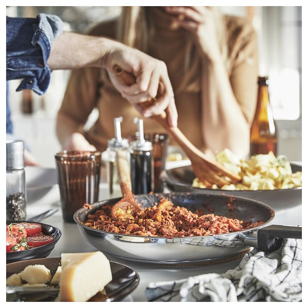 MIDDAGSMAT Sartén, Antiadherente/ac inox, 28 cm