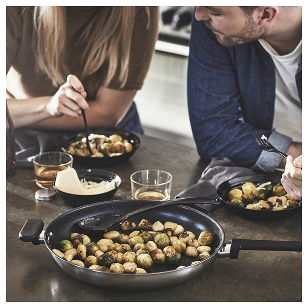 MIDDAGSMAT Sartén, Antiadherente/ac inox, 32 cm