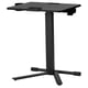 MITTZON Mesa para laptop+ruedas, negro, 66x50 cm