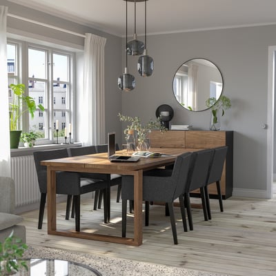 MÖRBYLÅNGA / MÅRENÄS Mesa + 6 sillones