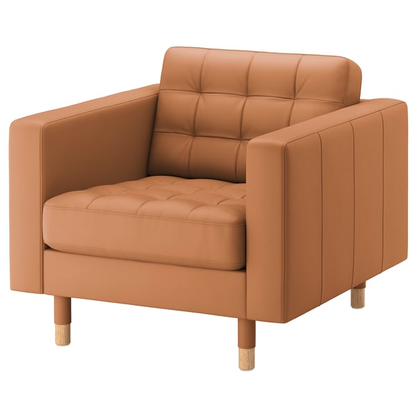 MORABO Sillón, Grann/Bomstad marrón dorado/madera