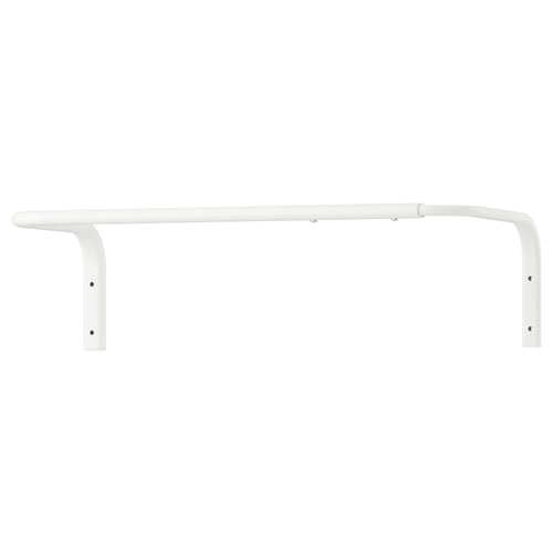MULIG Barra para ropa, blanco, 60-90 cm