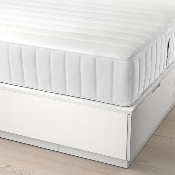 NORDLI Base de cama+almacenaje y colchón