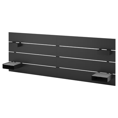 NORDLI Cabecera, carbón, 140/160 cm