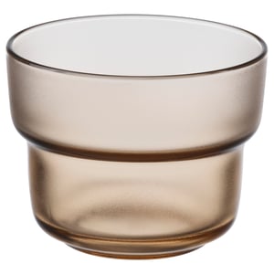 OLIVTRAST Vaso, café claro, 29 cl