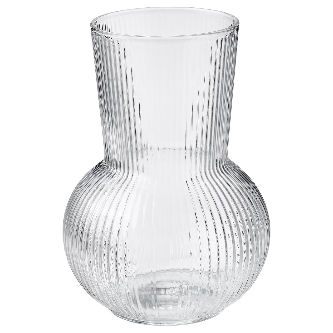 PÅDRAG Florero, vidrio incoloro, 17 cm